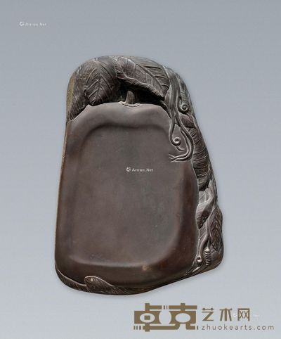 莫少锋 瓜瓞绵绵砚 23.2×15.5×3.8cm