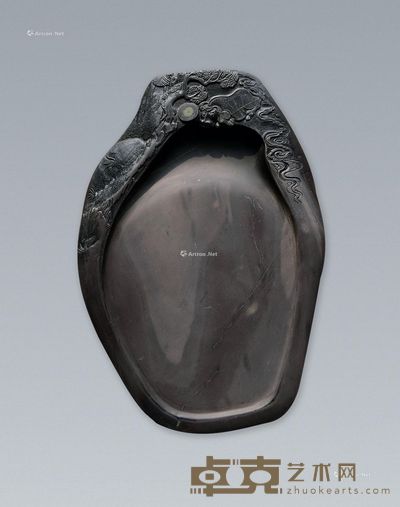 冼志豪 犀牛望月砚 20×14.3×2.3cm