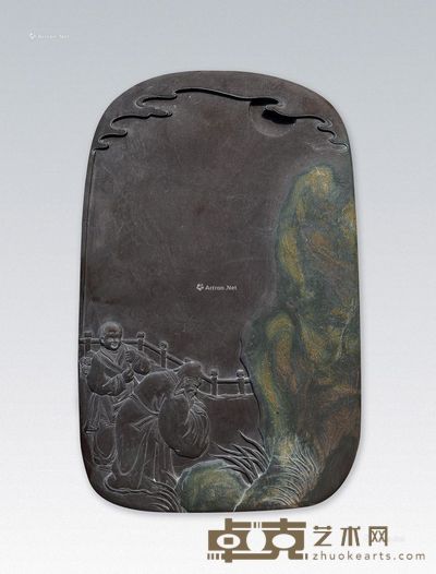 李志华 米颠拜石砚 31×19×3.5cm