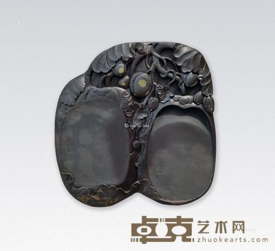 荣林端砚厂 双喜临门砚 20×19.3×4cm