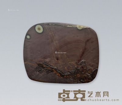 陈金明 望月怀远砚 31.5×25×4cm