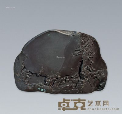 郭树清 九子闹岁图砚 29×46×5.9cm