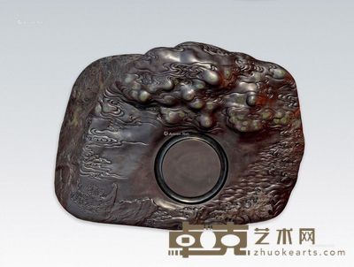 伦少国 观沧海砚 49×34×13cm