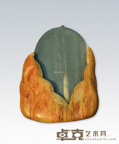 梁满雄 佛光砚 31×21.5×5cm