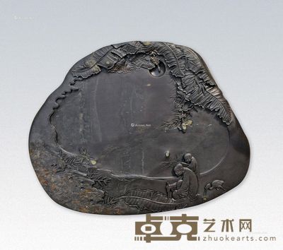 罗海 怀素书蕉砚 36×28×5cm