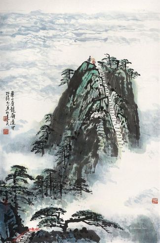 冯建吴 华山雄姿