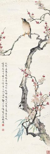 王师子 画眉梅花