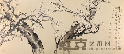 陈子波 梅花 59×136cm