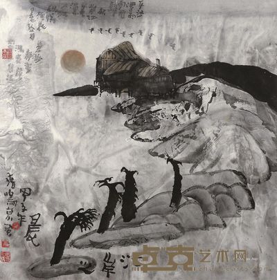 姚鸣京 晨 69×68cm