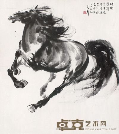 王子武 马 103.5×92cm