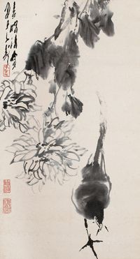 王子武 菊花喜鹊