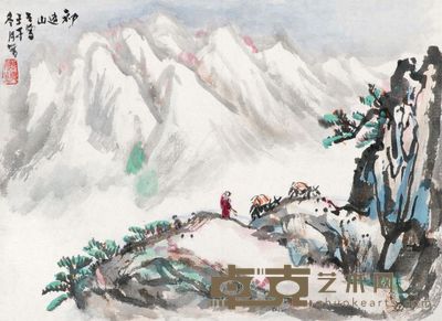 赵望云 祁连山速写 33×40cm