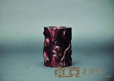 当代 笔筒 13×10×8cm
