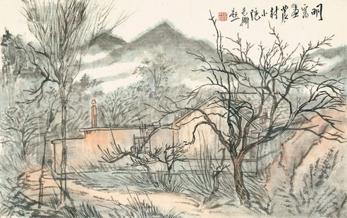 周明赋 2013年作 农村小院