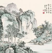 陶永刚 2014年作 山中何所有，岭上看白云