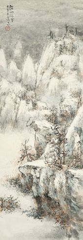 孙雪泥 1902年作 深山瑞雪