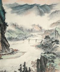 陶一清 1963年作 峡江两岸