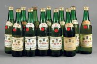 八十年代产竹叶青酒