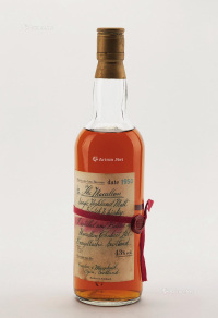 麦卡伦1950/31年手写酒标单一纯麦威士忌