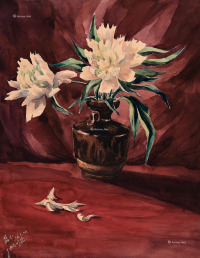 唐蕴玉     1956年作 花卉