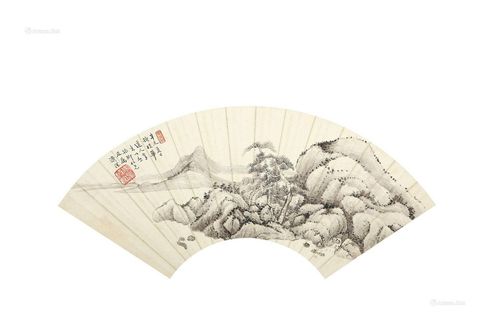 李济深 1931年作 山水