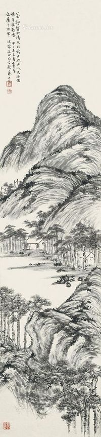 龙宗荫 1924年作 山水