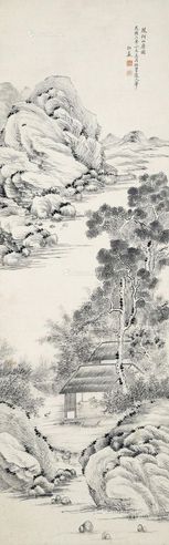 王克敬 1917年作 凤阿山居图