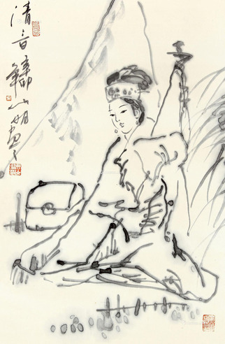 吴山明     清音