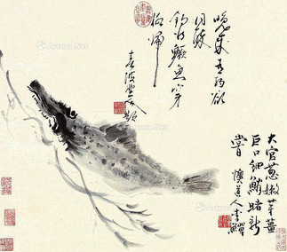 李鱓     鱼