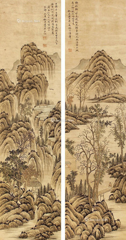 吴历     山水