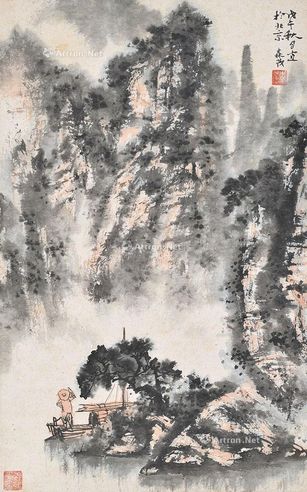 崔森茂 1978年作 山水