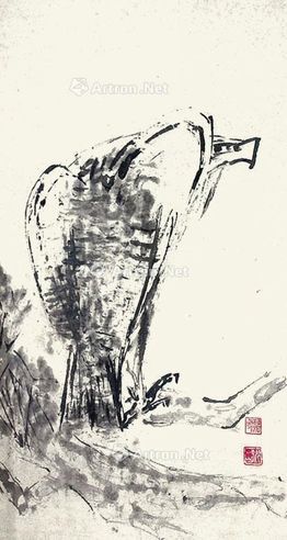 张伏山 望远（指画）