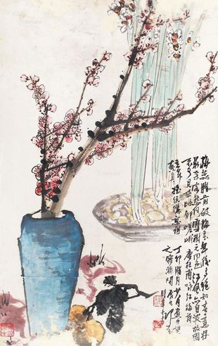 冯凭 花鸟