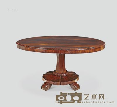19世纪 十九世纪英式红木餐桌 长200cm×宽120cm×高100cm