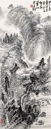 黄叶村 山村图