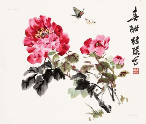 刘继瑛 牡丹