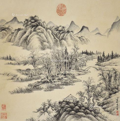 董邦达 山水