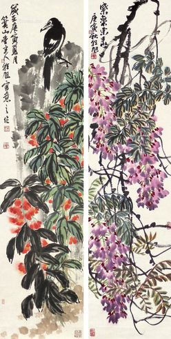 许朝旭 花鸟 花卉