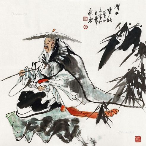 马欣乐 渭水垂钓