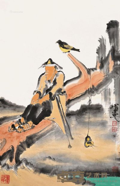 张正民 人物 84×54cm