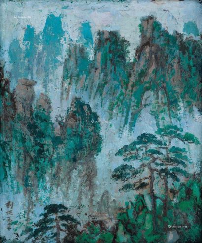 刘抗 1977年作 桂林 油彩 画布