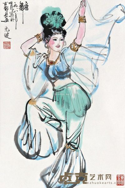 陈光健 唐舞 56.5×37.5cm