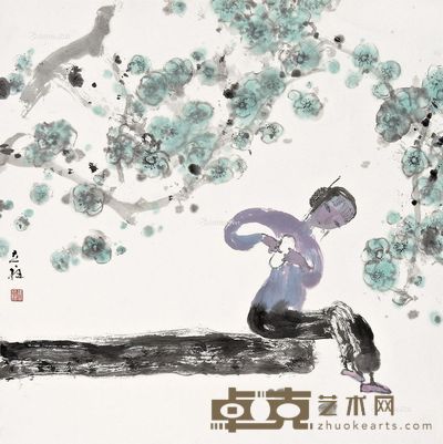 张立柱 初春 69×68cm