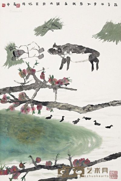 聂欧 花香伴君入春眠 68.5×46cm