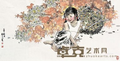 杨光利 小女孩 69×138cm