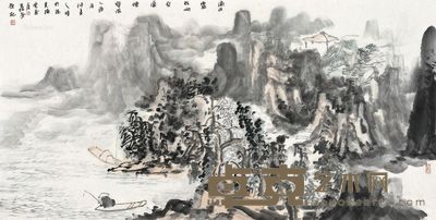王保安 滴沥露枝响 70×137cm