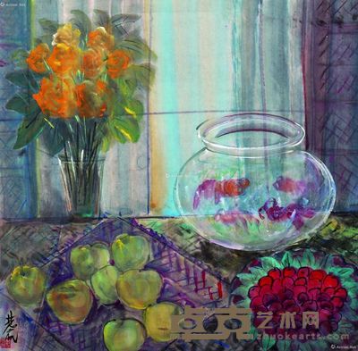 林风眠 花果图 67×68cm