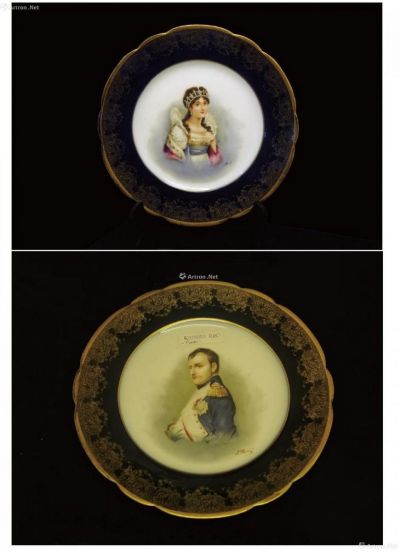 19世纪法国肖像盘