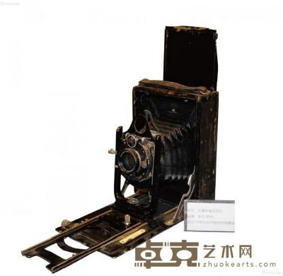 古董收藏级中画幅皮囊伸缩式柯达相机 