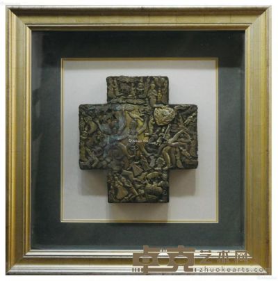 17世纪全铜老十字架 